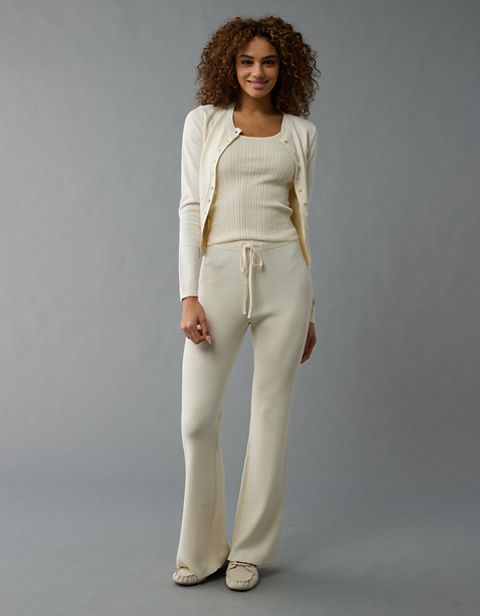 Женские брюки American Eagle AE Mid-Rise Bootcut Sweater Lounge Pant