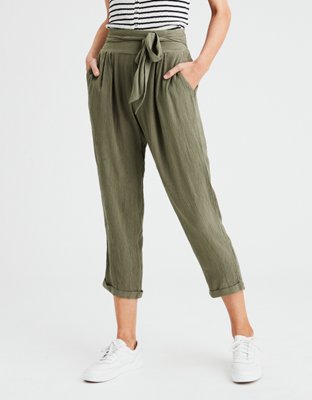 Olive Pants | American Eagle Outfitters
