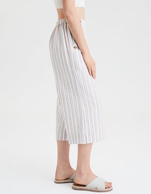 AE High-Waisted Side Button Culottes