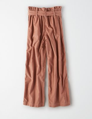 AE High-Waisted Belted Wide Leg Pant