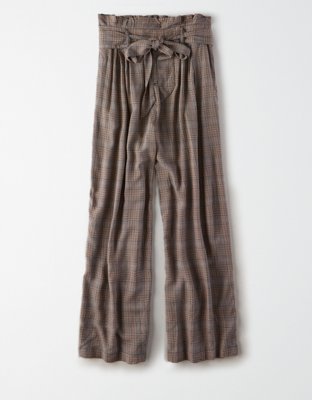 Женские брюки American Eagle AE High-Waisted Paperbag Waist Pant — фото 4