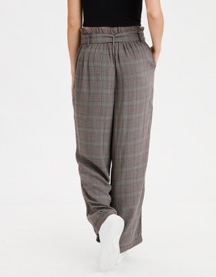 Женские брюки American Eagle AE High-Waisted Paperbag Waist Pant — фото 3