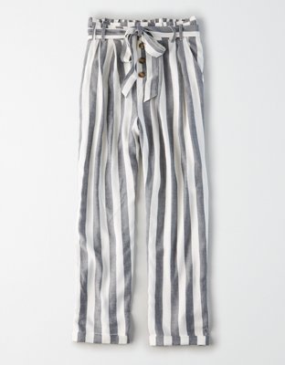 AE High-Waisted Paperbag Tapered Pant