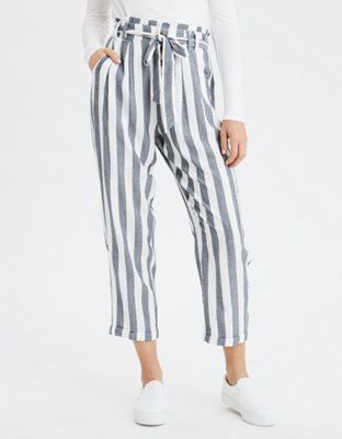 AE High-Waisted Paperbag Tapered Pant