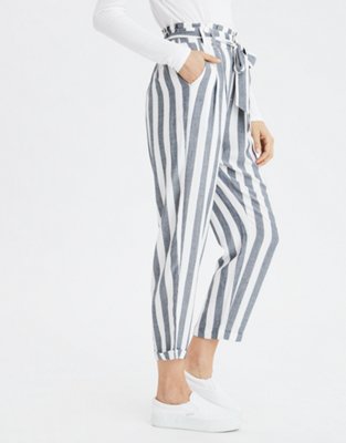 AE High-Waisted Paperbag Tapered Pant