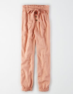 Женские брюки American Eagle AE High-Waisted Paperbag Jogger — фото 3