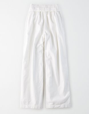 AE High-Waisted Paperbag Wide Leg Pant