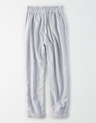 american eagle blue striped pants