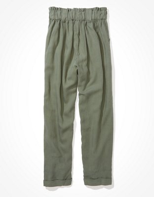 AE Tie Waist Tapered Leg Pant