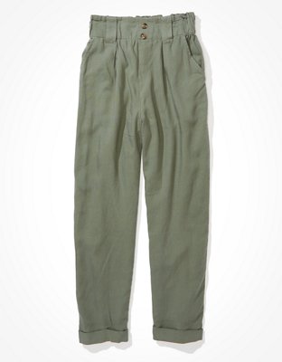AE Tie Waist Tapered Leg Pant