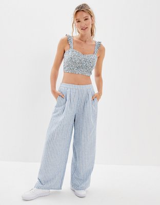 AE High-Waisted Wide Leg Pant