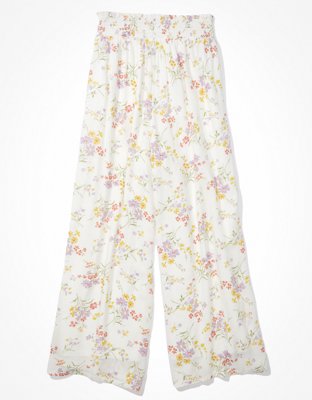 AE Smocked Wide Leg Pant