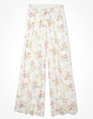 AE Smocked Wide Leg Pant