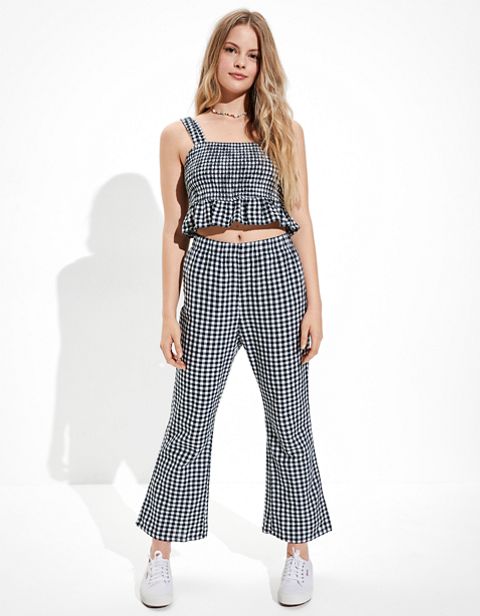 Женские брюки American Eagle AE Linen Flare Pant