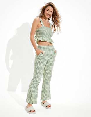 AE Linen Flare Pant