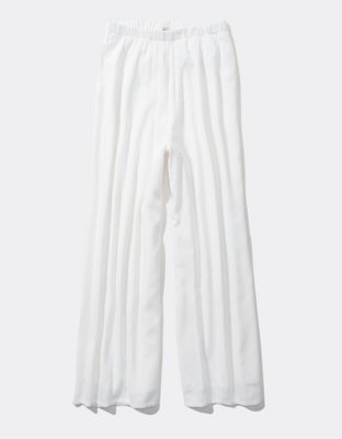 ARIE LINEN PANTS WHITE