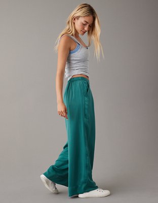 AE High-Waisted Pull-On Wide Leg Pant