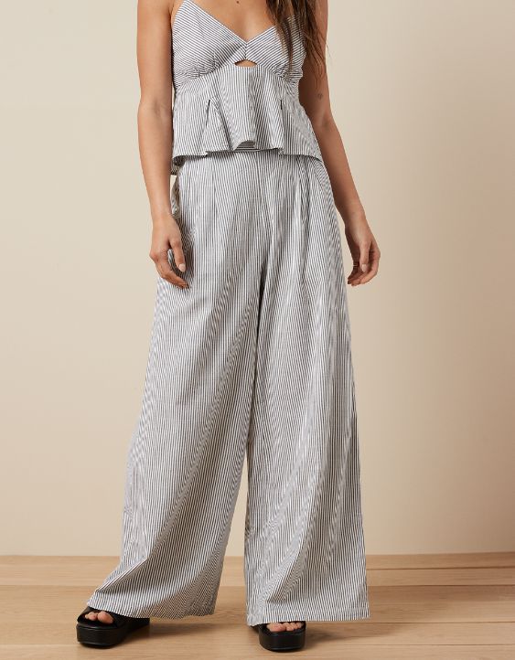 AE High-Waisted Pull-On Wide Leg Pant