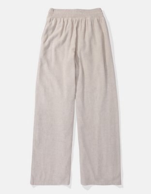 AE Pantalones Fáciles de Poner de Mezcla de Lino