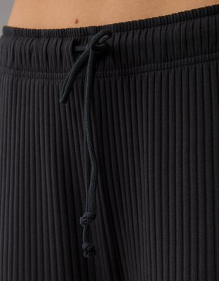 Женские брюки American Eagle AE Ribbed Wide-Leg Sweatpant — фото 4
