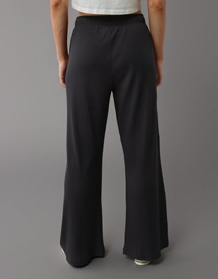 Женские брюки American Eagle AE Ribbed Wide-Leg Sweatpant — фото 2