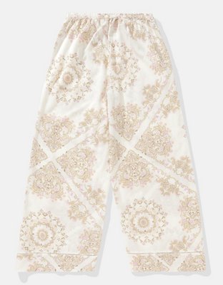 AE High-Waisted Linen-Blend Pull-On Pant