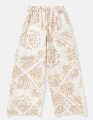 AE High-Waisted Linen-Blend Pull-On Pant