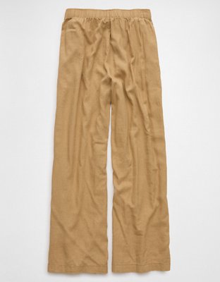 AE Weekend Vibes Linen-Blend Pull-On Pant