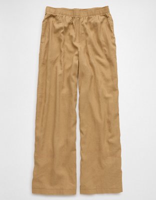 AE Weekend Vibes Linen-Blend Pull-On Pant