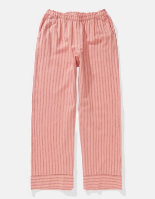 AE High-Waisted Linen-Blend Pull-On Pant
