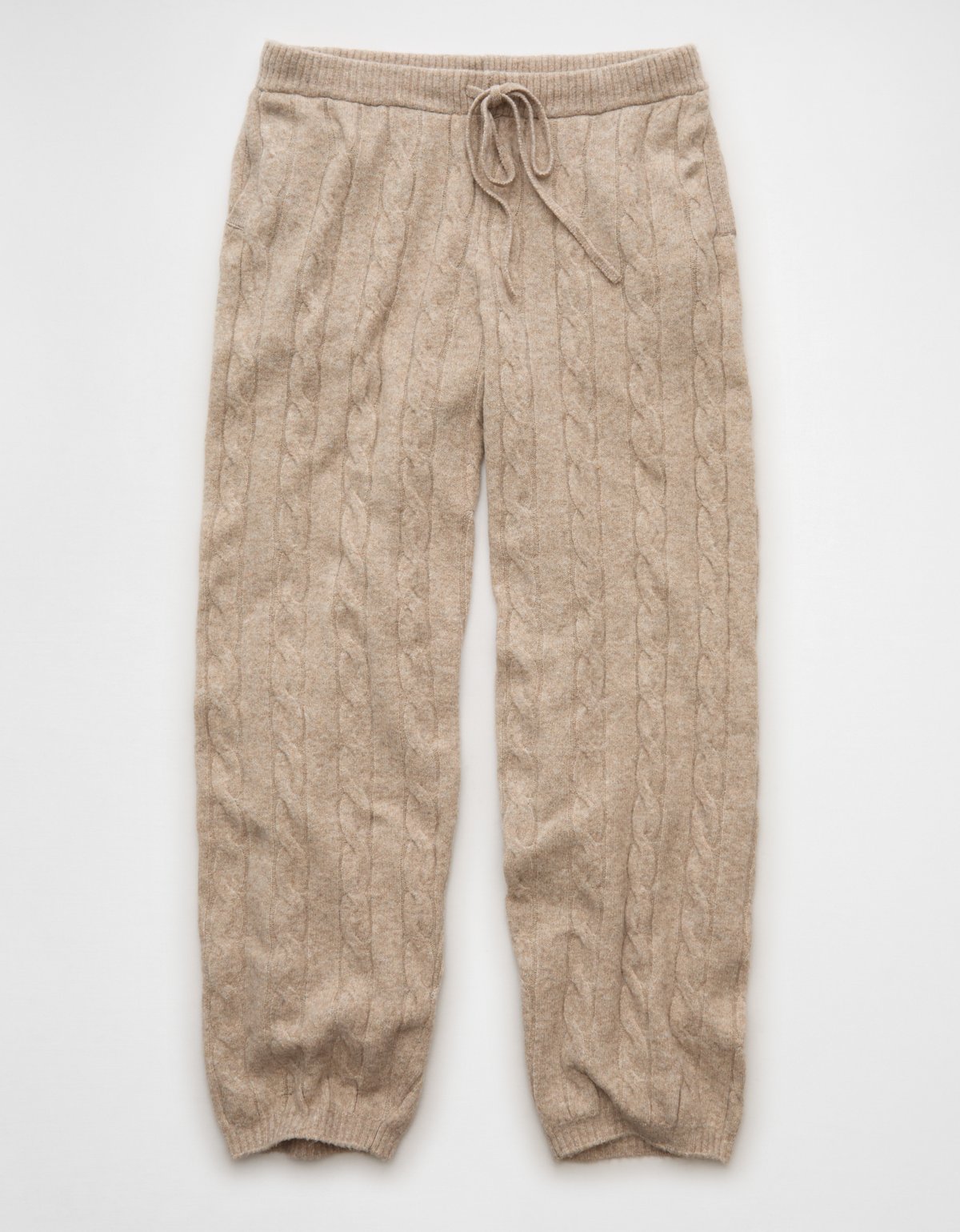 AE High-Waisted Cable Knit Sweatpant - image 3