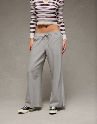AE Stretch Low Rise Wide-Leg Track Pant
