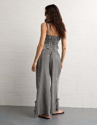 AE Stretch High-Waisted Tie Side Pull-On Pant