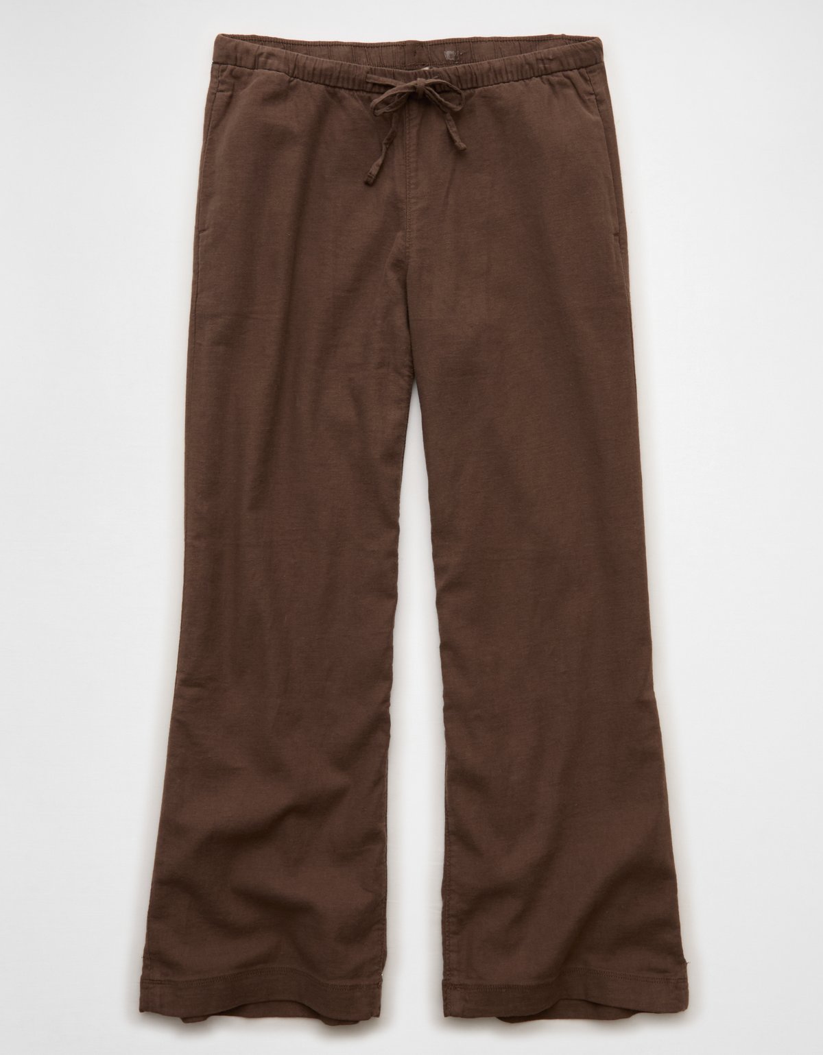 AE Stretch Low-Rise Linen-Blend Pull-On Pant - image 3