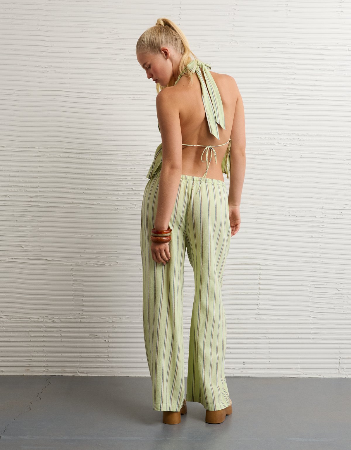 AE High-Waisted Linen-Blend Pant - image 2