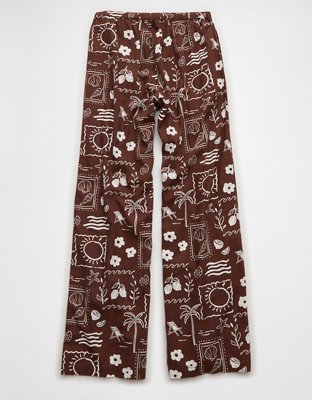 AE Mid-Rise Linen-Blend Pant