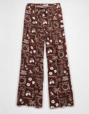 AE Mid-Rise Linen-Blend Pant