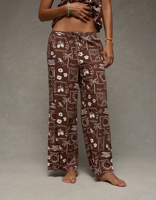 AE Mid-Rise Linen-Blend Pant