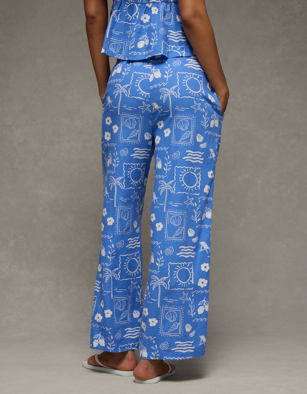 AE Mid-Rise Linen-Blend Pant - image 2