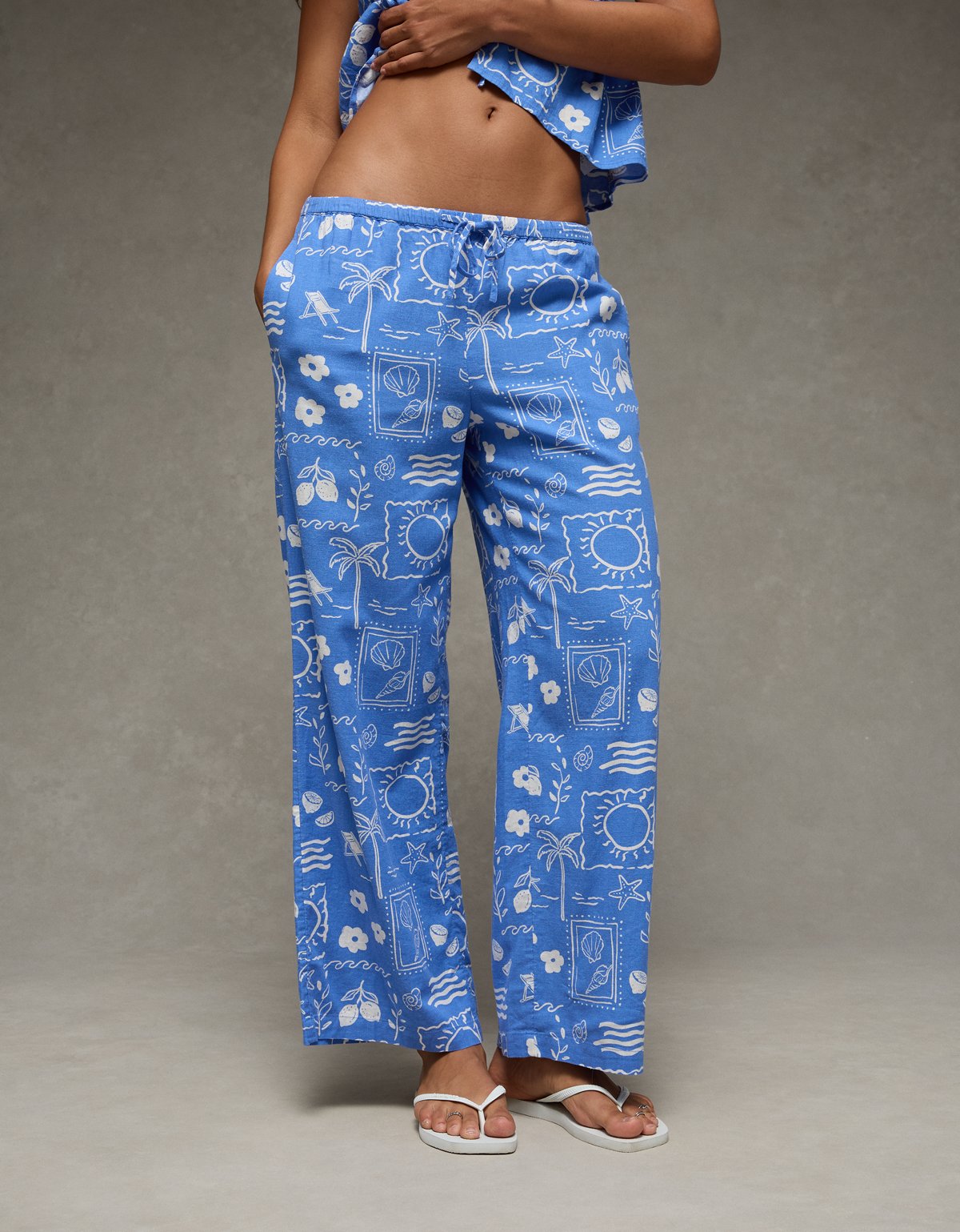 AE Mid-Rise Linen-Blend Pant - image 5