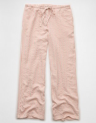 AE Seersucker Wide Leg Easy Pant
