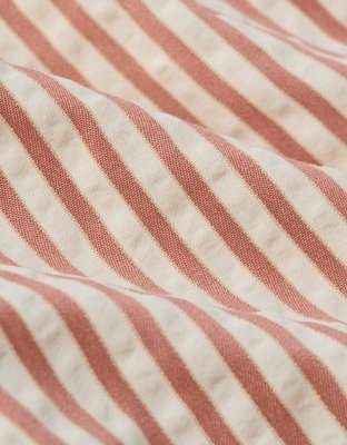 AE Seersucker Wide Leg Easy Pant