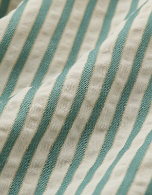 AE Seersucker Wide Leg Easy Pant