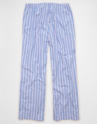 AE Seersucker Wide Leg Easy Pant