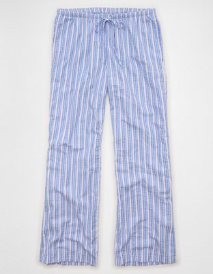 AE Seersucker Wide Leg Easy Pant