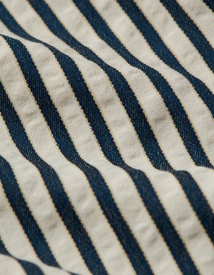 AE Seersucker Wide Leg Easy Pant