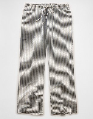 AE Seersucker Wide Leg Easy Pant