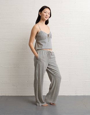 AE Seersucker Wide Leg Easy Pant from American Eagle - $37.46
