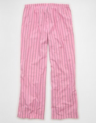 AE Seersucker Wide Leg Easy Pant