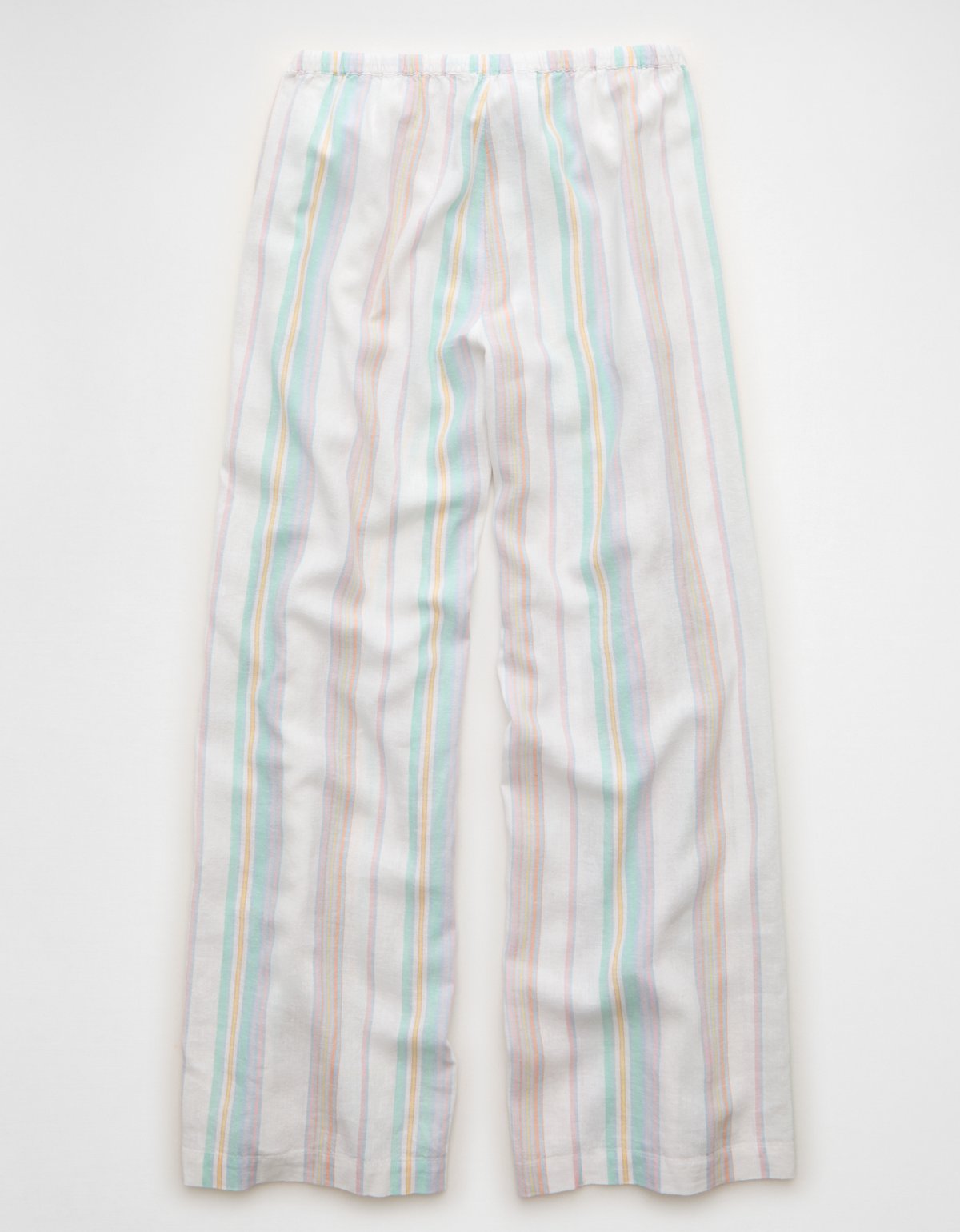 AE Pride Mid-Rise Linen-Blend Wide-Leg Pant - image 2